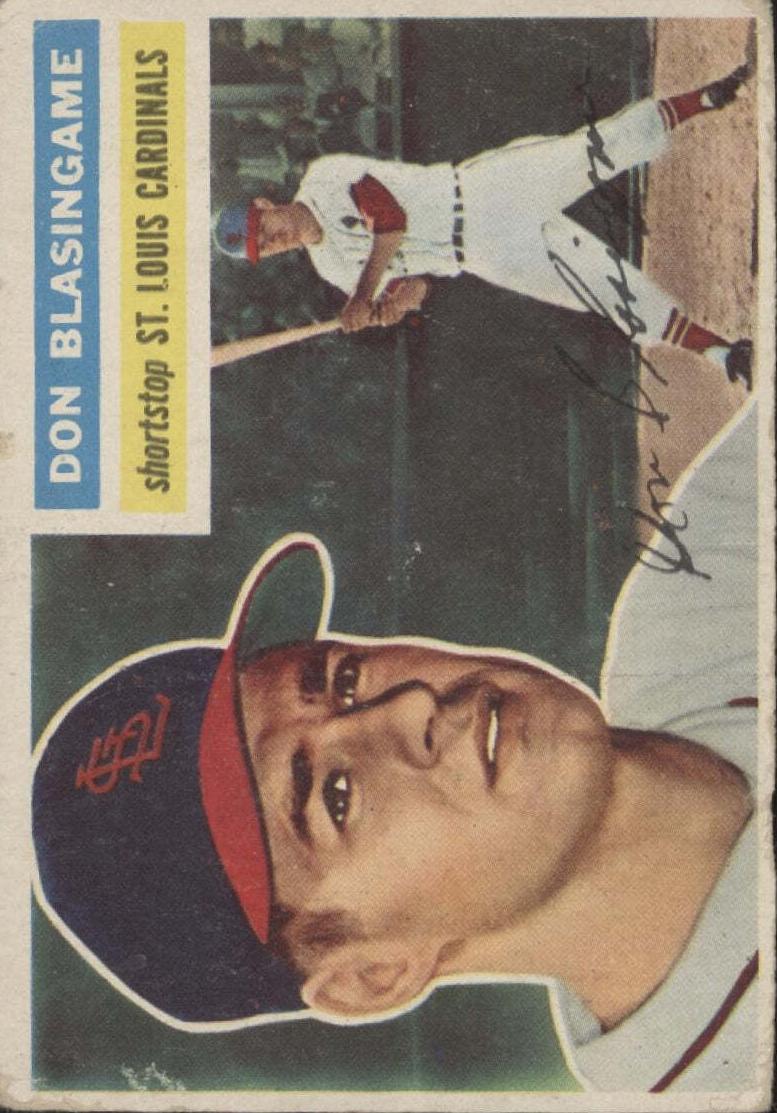 1956 Topps Baseball Don Blasingame #309
