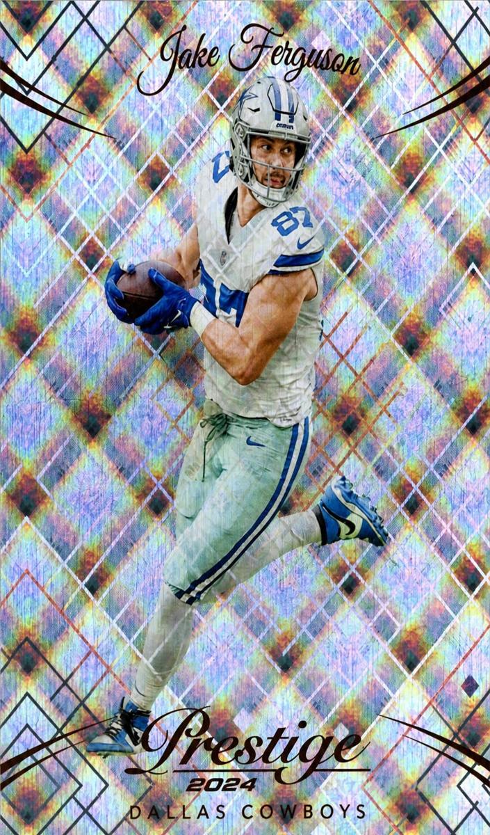 2024 Panini Prestige Football Diamond Xtra Points Jake Ferguson #77