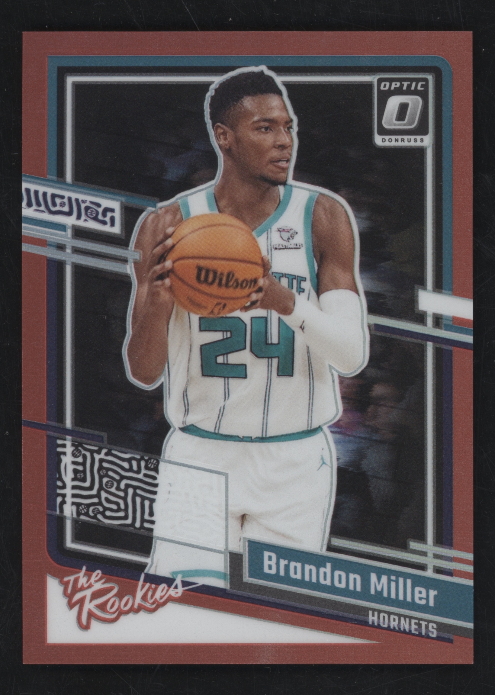 2023 Donruss Optic Basketball Red Brandon Miller #1 PSA 9