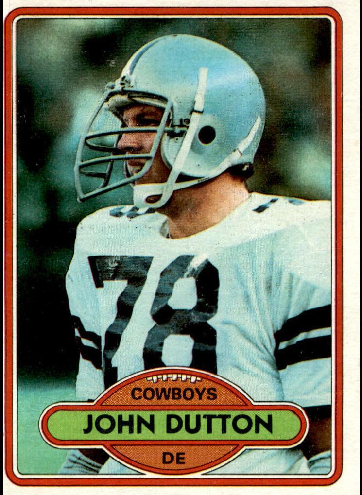 1980 Topps Football John Dutton #134