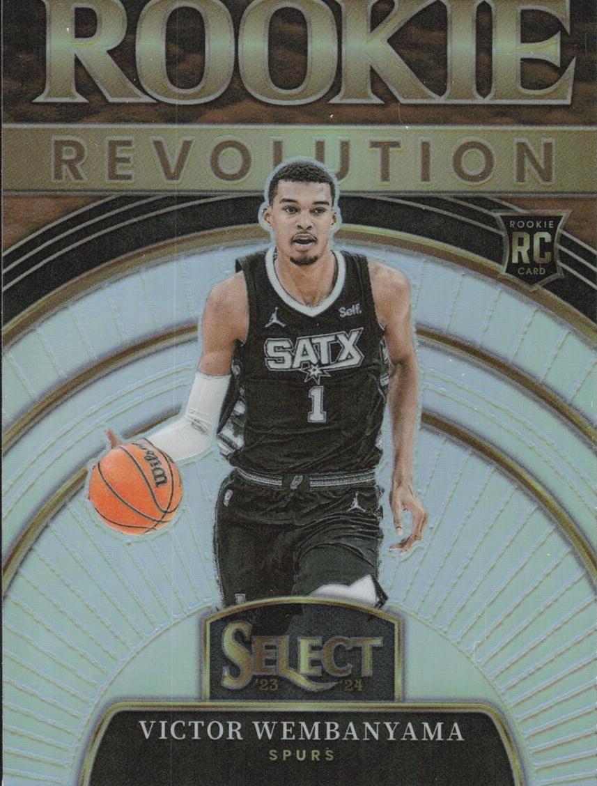 2023 Panini Select Basketball Silver Victor Wembanyama #9