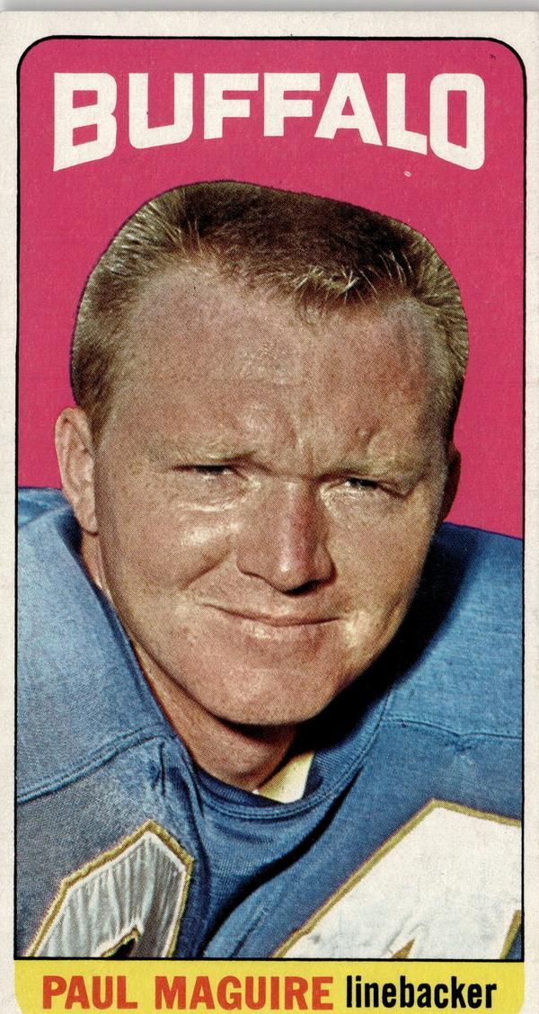 1965 Topps Football Paul Maguire #37 PSA 8