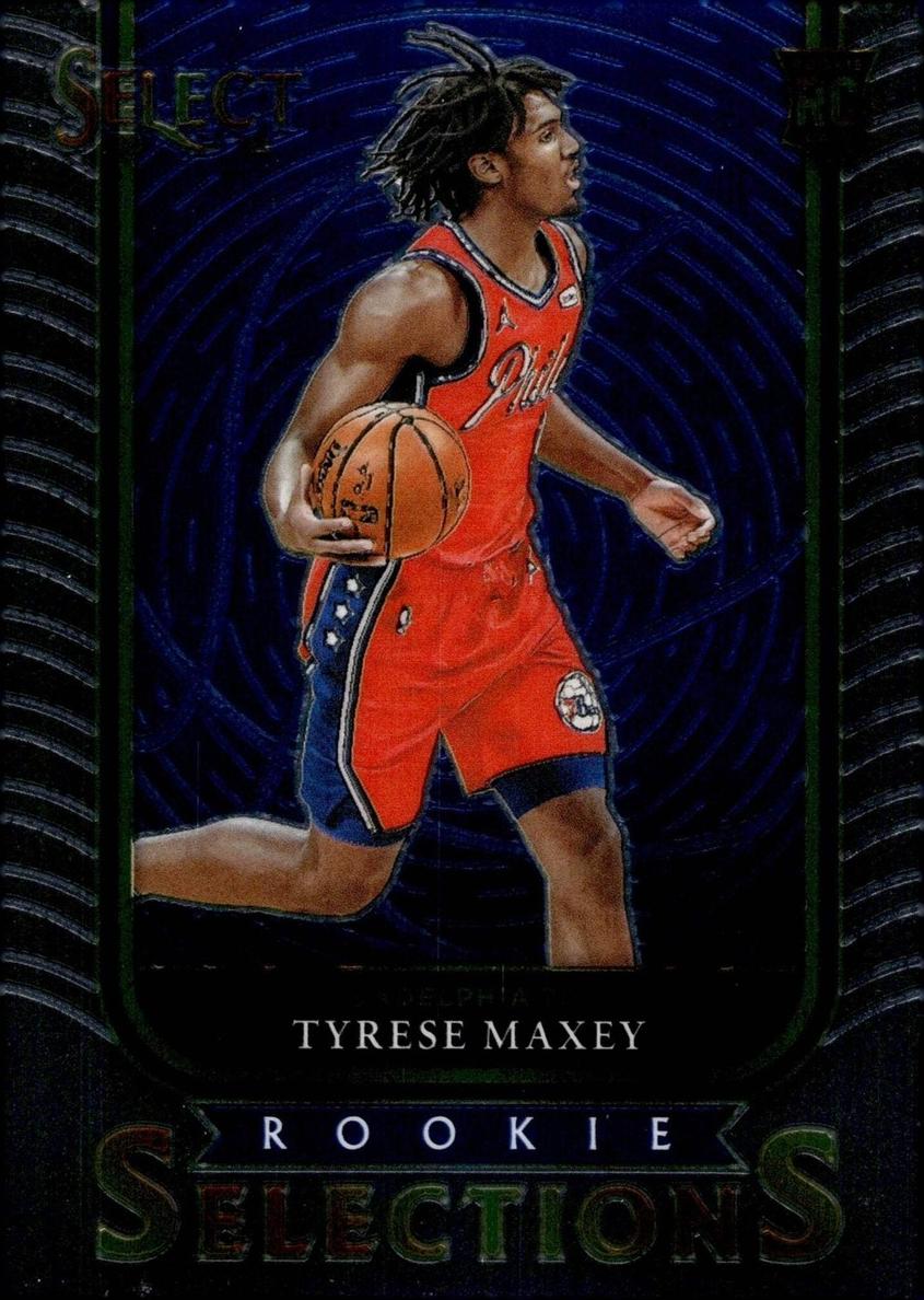 2020 Panini Select Basketball Tyrese Maxey #7 PSA 9