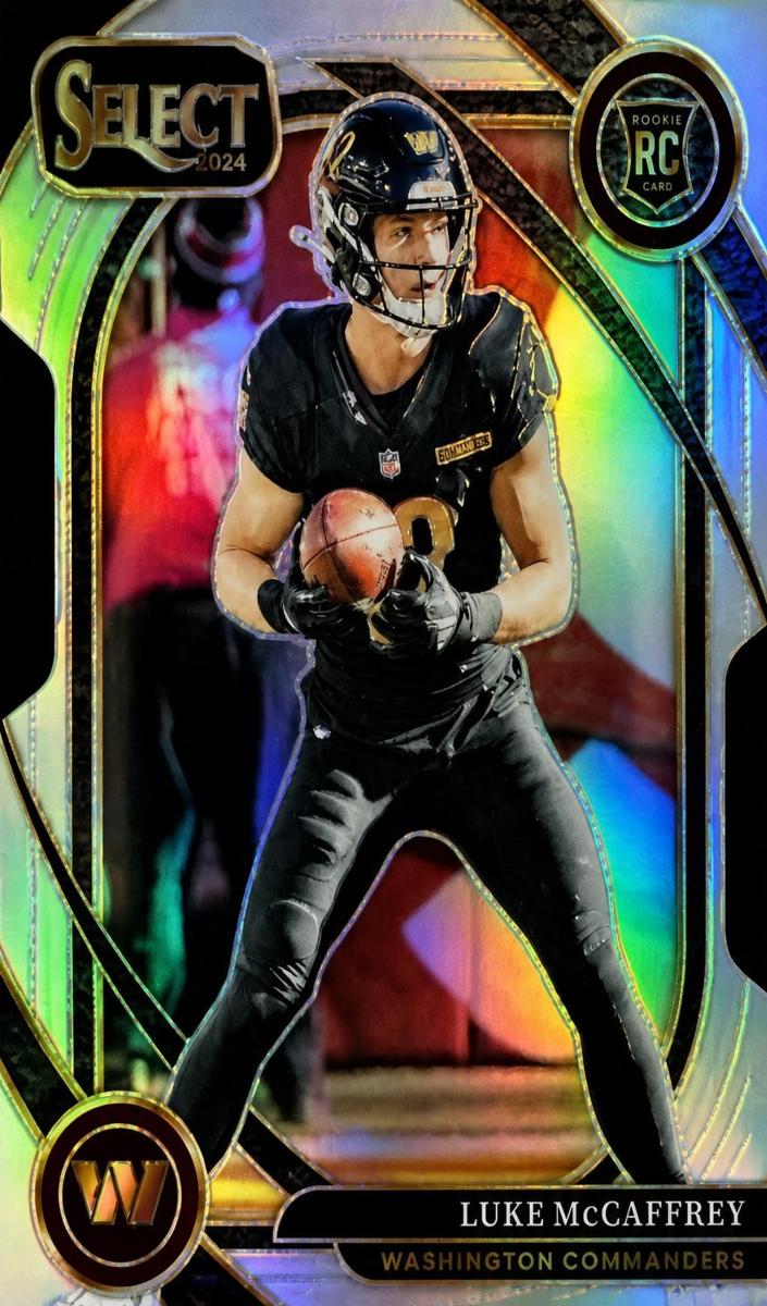 2024 Panini Select Football Silver Die-Cut Luke McCaffrey #279