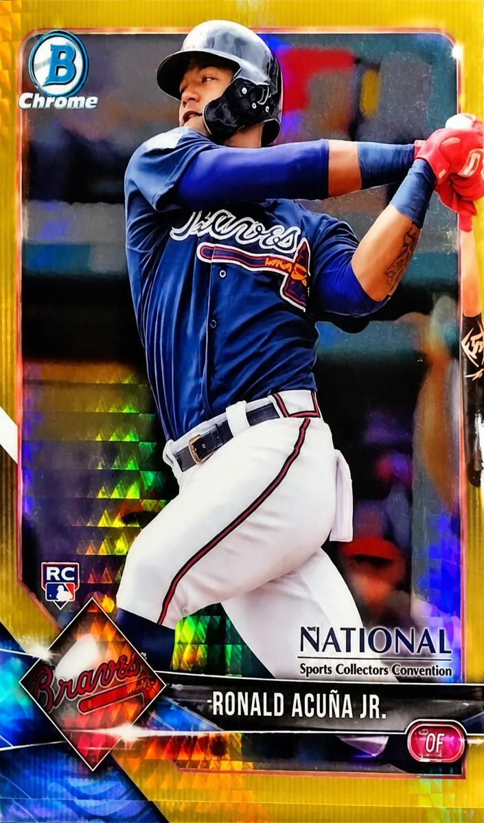 2018 Bowman Chrome Baseball National Convention Ronald Acuna Jr. #BNR-RAC