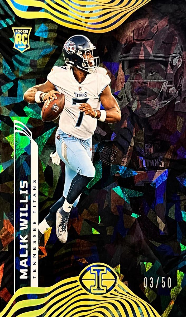 2022 Panini Illusions Football Trophy Collection Black Ice Malik Willis #97
