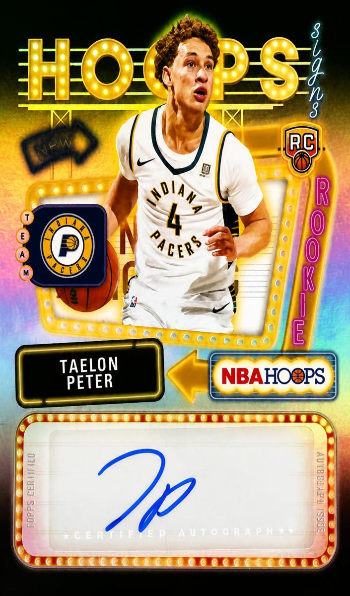 2025 Topps NBA Hoops Basketball Taelon Peter #HFS-TP