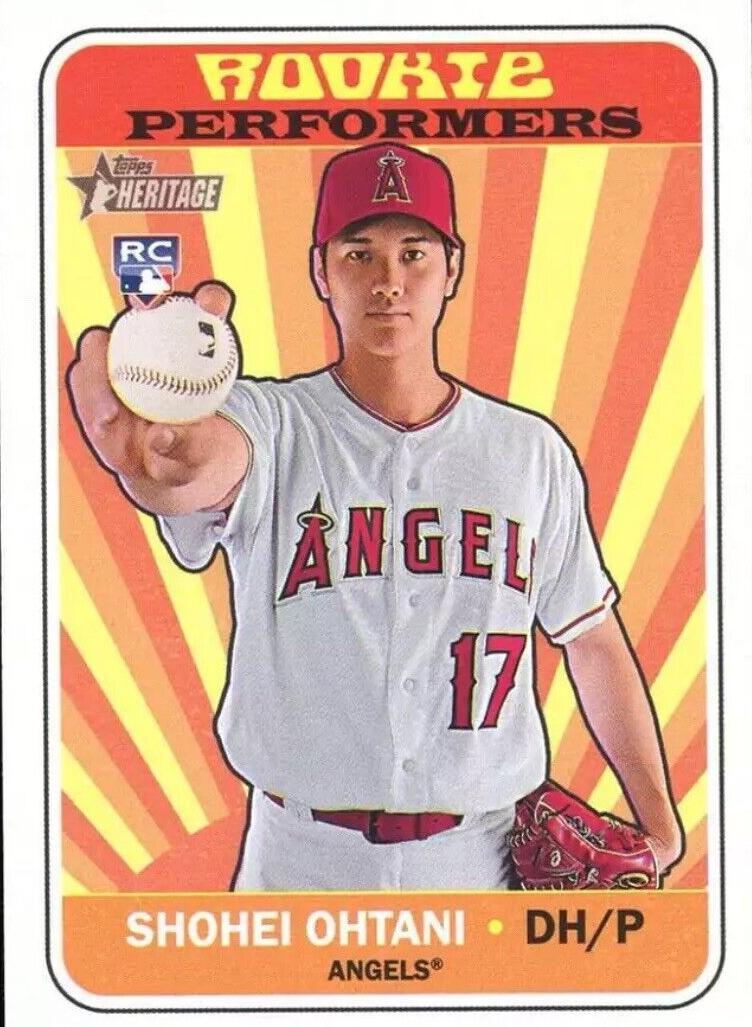 2018 Topps Heritage Baseball Shohei Ohtani #RP-SO PSA 9