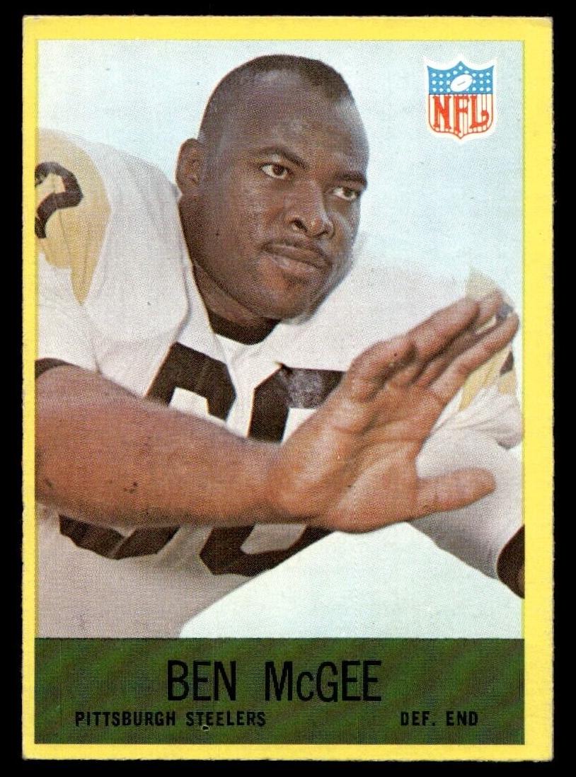 1967 Philadelphia Football Ben McGee #154