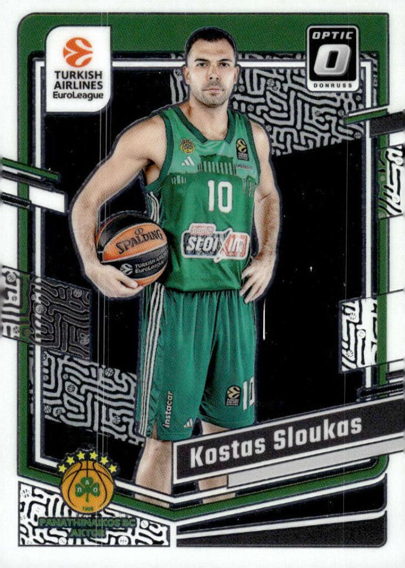 2023 Donruss Turkish Airlines EuroLeague Basketball Kostas Sloukas #47