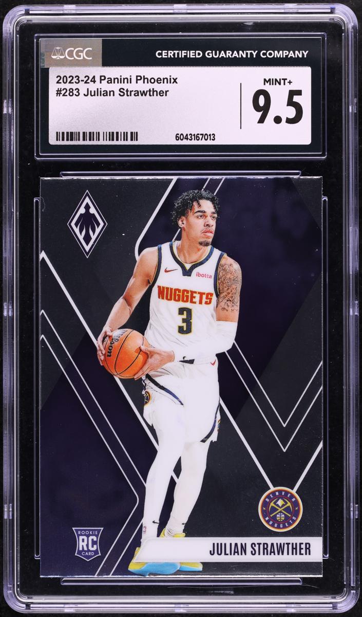 2023 Panini Phoenix Basketball Julian Strawther #283 CGC 9.5