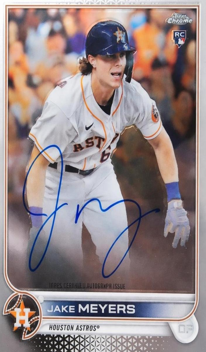 2022 Topps Chrome Baseball Jake Meyers #RA-JM PSA 9