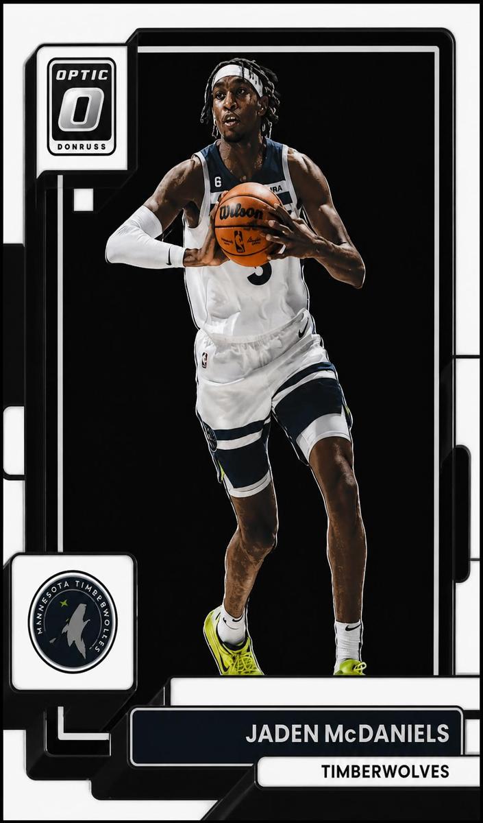 2022 Donruss Optic Basketball Jaden McDaniels #67