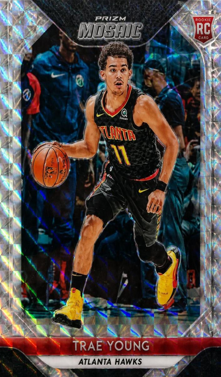 2018 Panini Prizm Mosaic Basketball Mosaic Trae Young #93 PSA 10