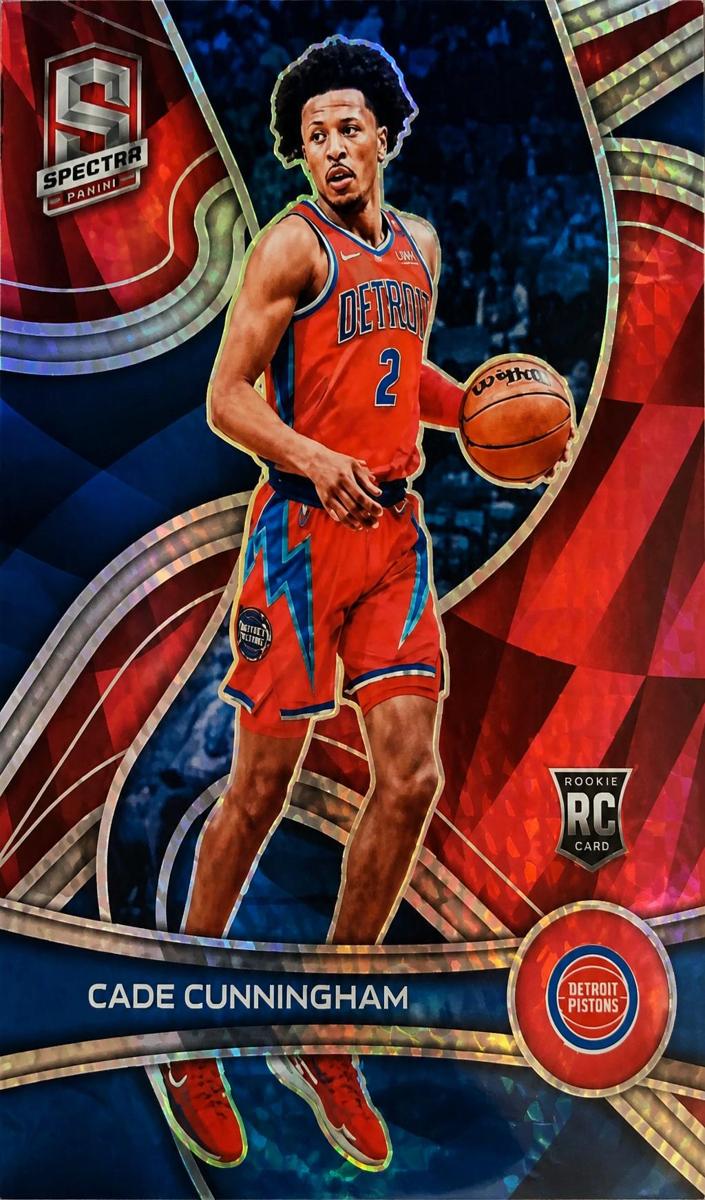 2021 Panini Spectra Basketball Asia Red Cade Cunningham #102