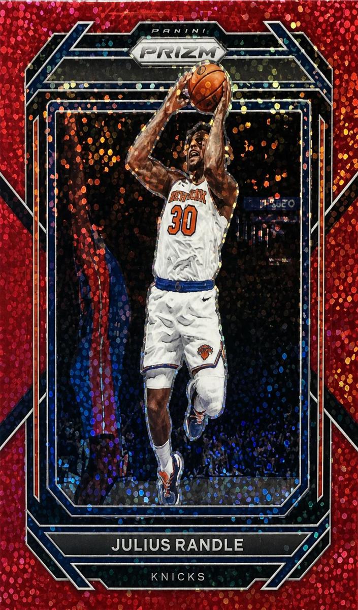 2022 Panini Prizm Basketball Red Ice Julius Randle #7