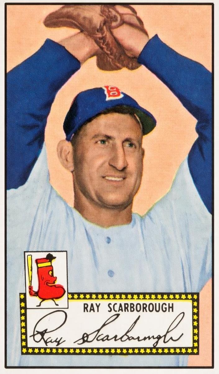 1952 Topps Baseball Ray Scarborough #43 PSA 4.5