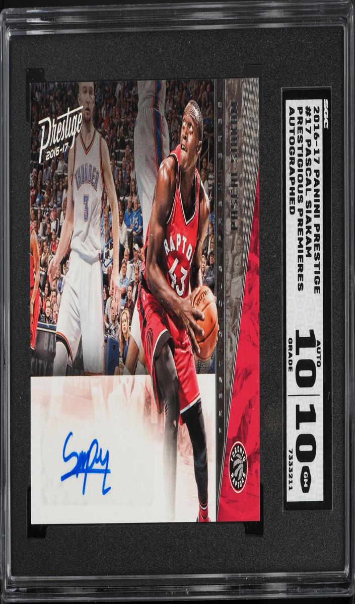 2016 Panini Prestige Basketball Pascal Siakam #17 BGS 8.5