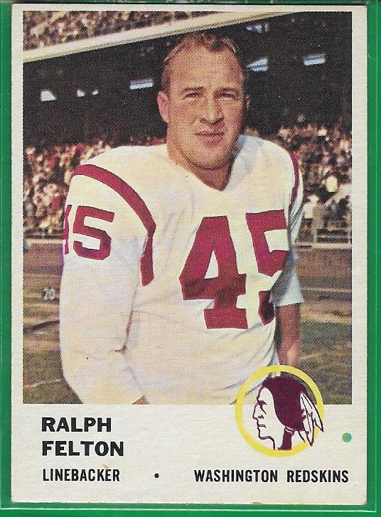 1961 Fleer Football Ralph Felton #115 PSA 9