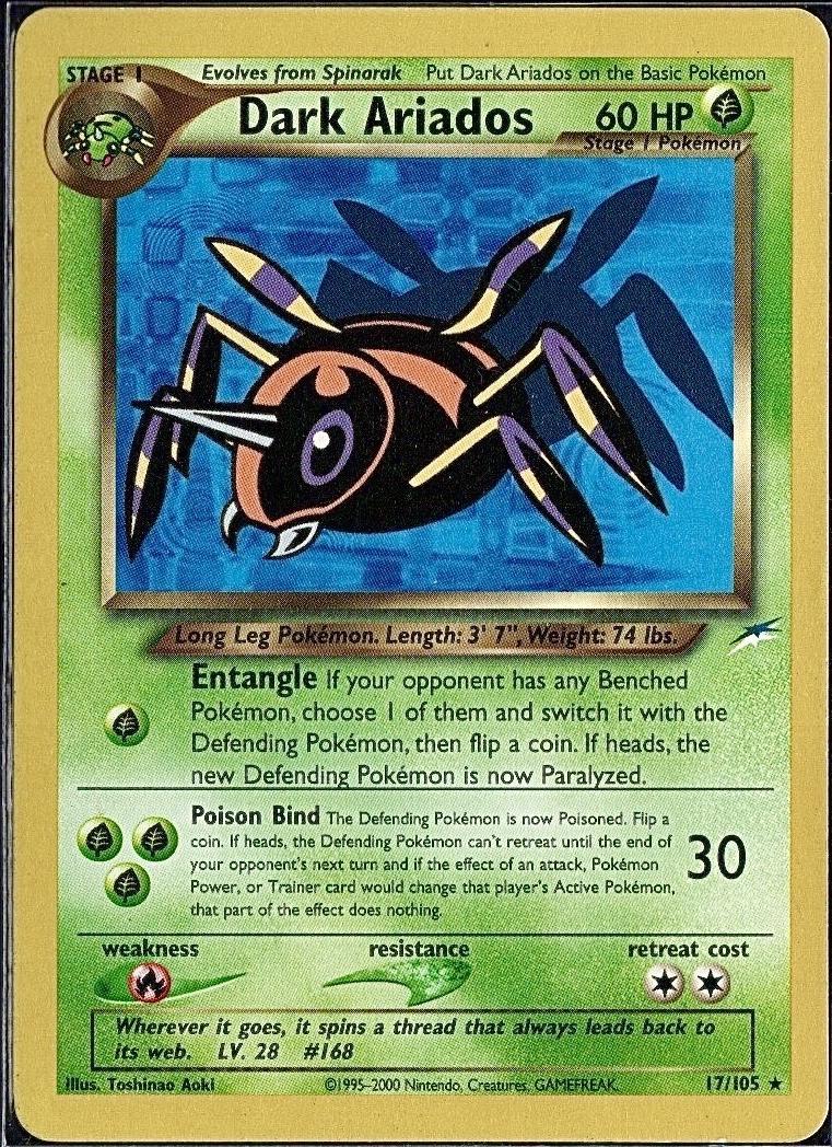 2002 Pokemon Neo Destiny Dark Ariados #17