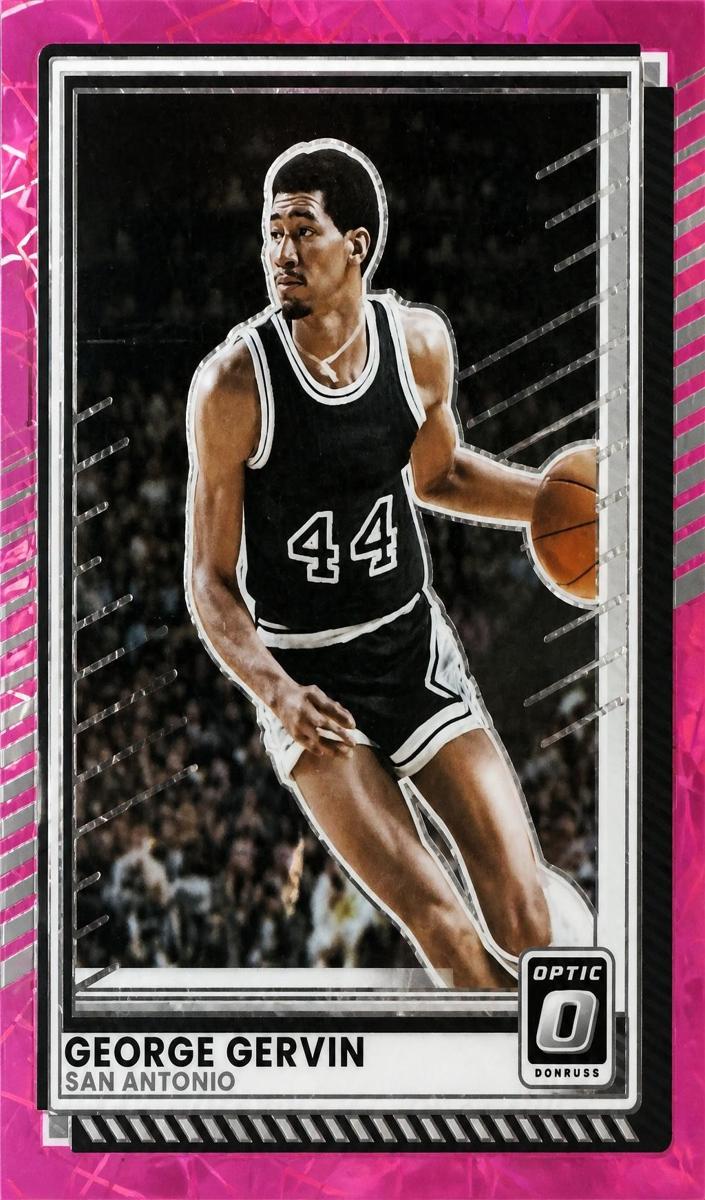 2025 Panini Donruss Basketball Pink Velocity George Gervin #190