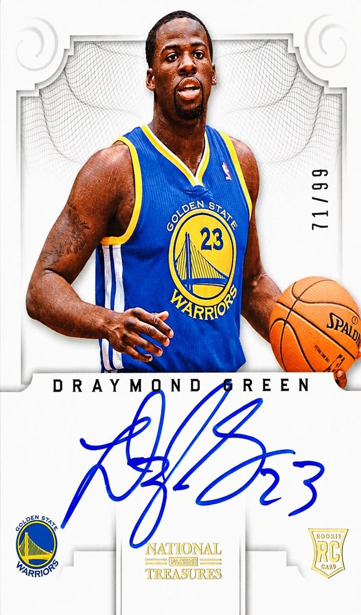 2012 Panini National Treasures Basketball Draymond Green #186 PSA 8.5