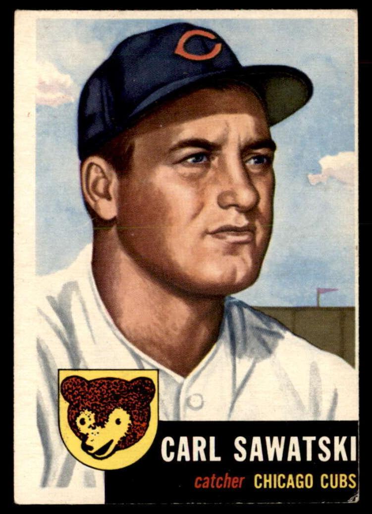 1953 Topps Baseball Carl Sawatski #202