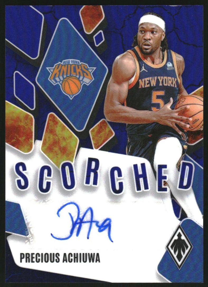 2023 Panini Phoenix Basketball Blue Precious Achiuwa #SCS-PAC