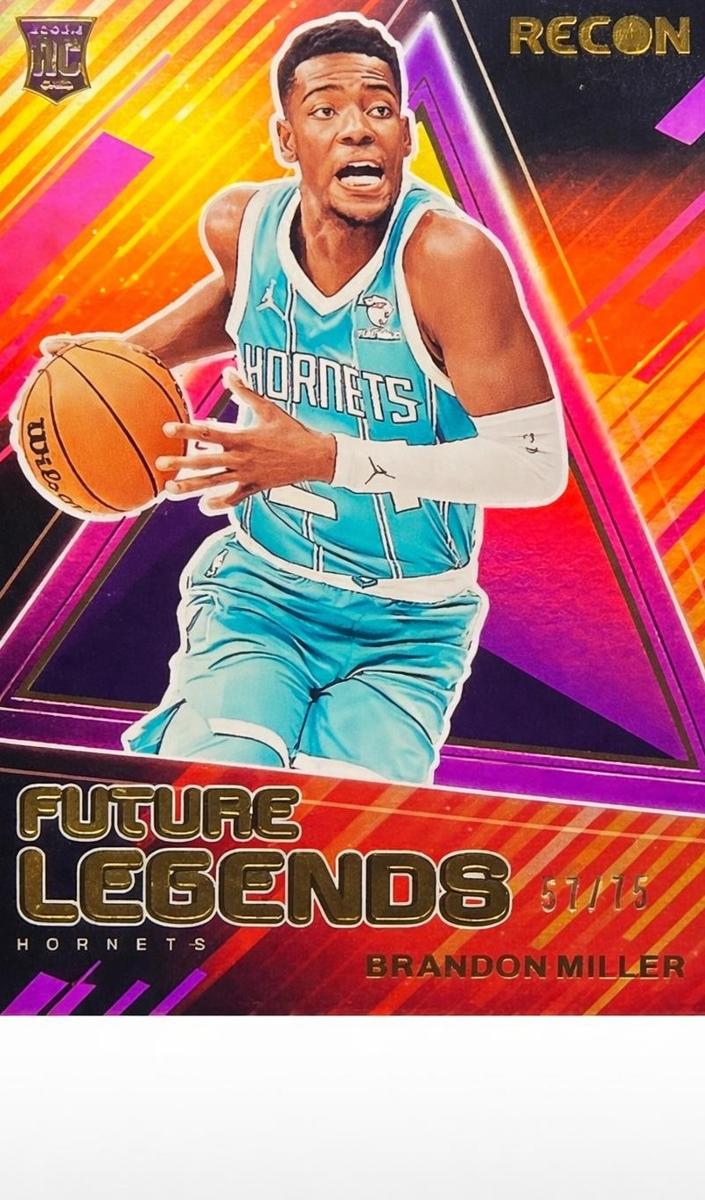2023 Panini Recon Basketball Purple Brandon Miller #6