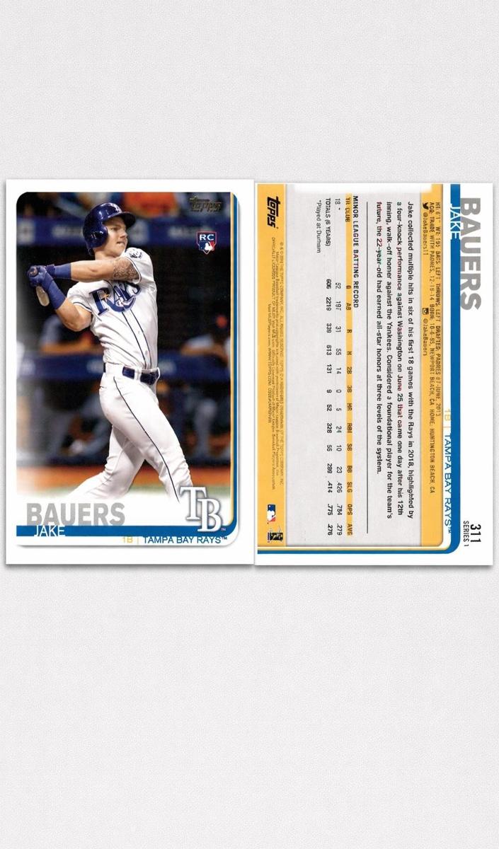 2019 Topps Baseball Jake Bauers #311