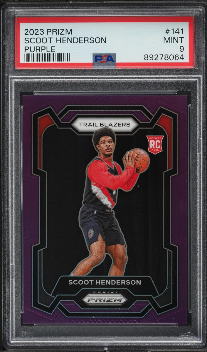 2023 Panini Prizm Basketball Purple Scoot Henderson #141