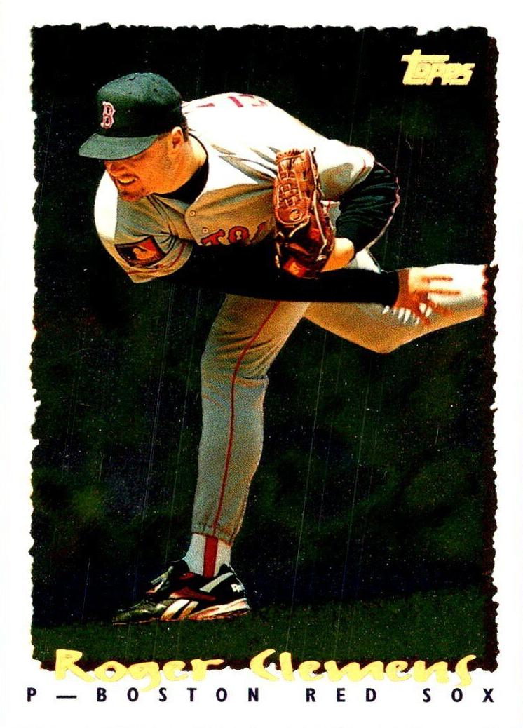 1995 Topps Baseball Roger Clemens #192 PSA 8.5