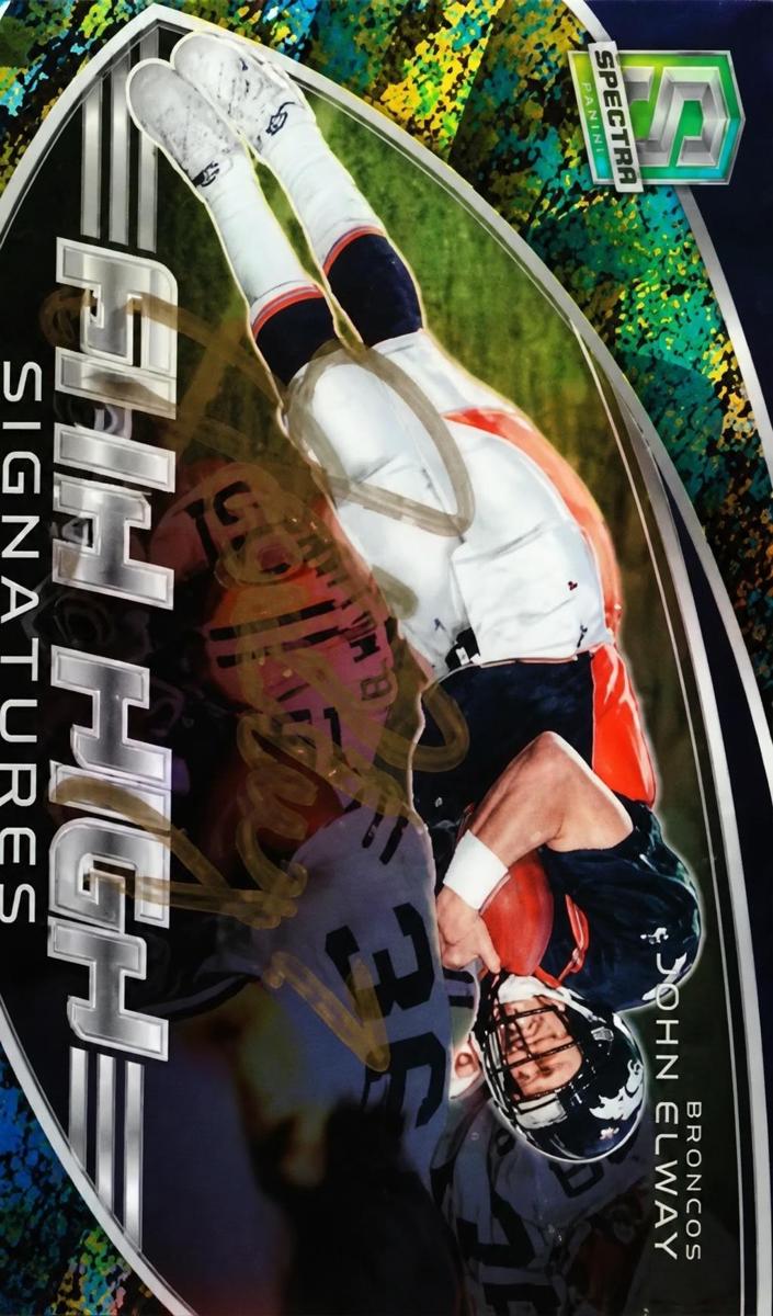 2022 Panini Spectra Football Neon Splatter John Elway #SKS-JEL