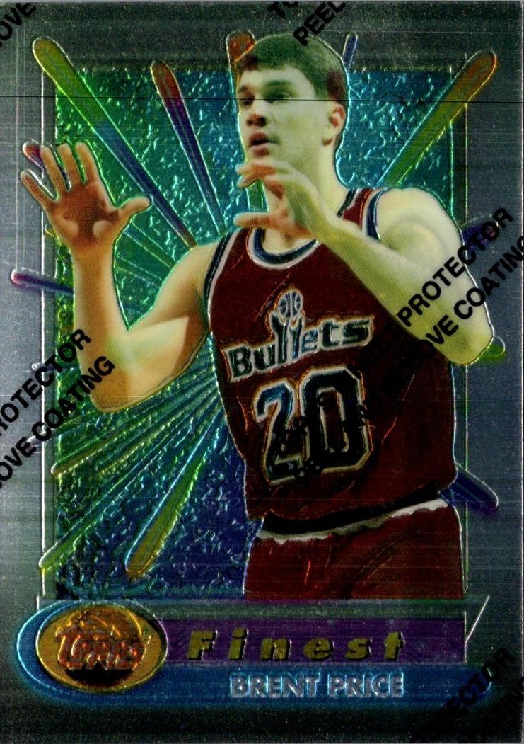 1994 Topps Finest Basketball Brent Price #58