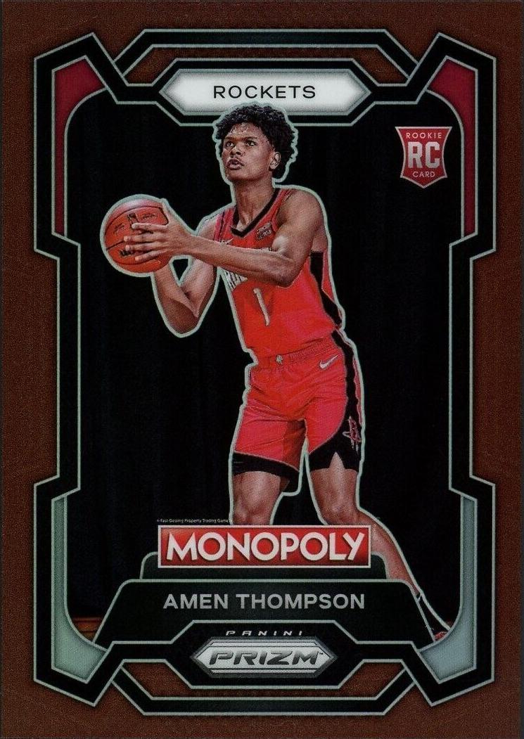 2023 Panini Prizm Monopoly Basketball Brown Amen Thompson #33