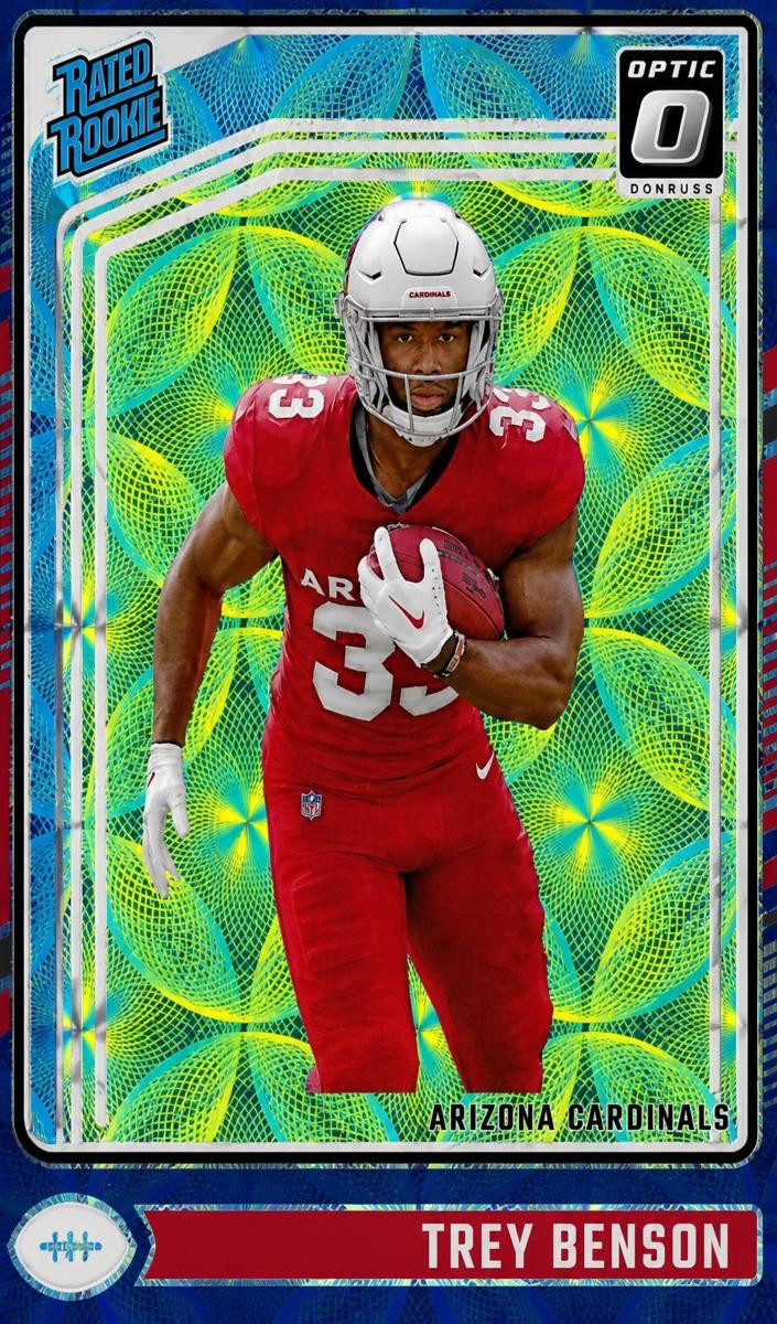 2024 Donruss Optic Football Blue Scope Trey Benson #293 BGS 9