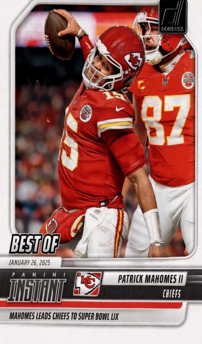 2025 Panini Donruss Football Patrick Mahomes II #INS-PMS
