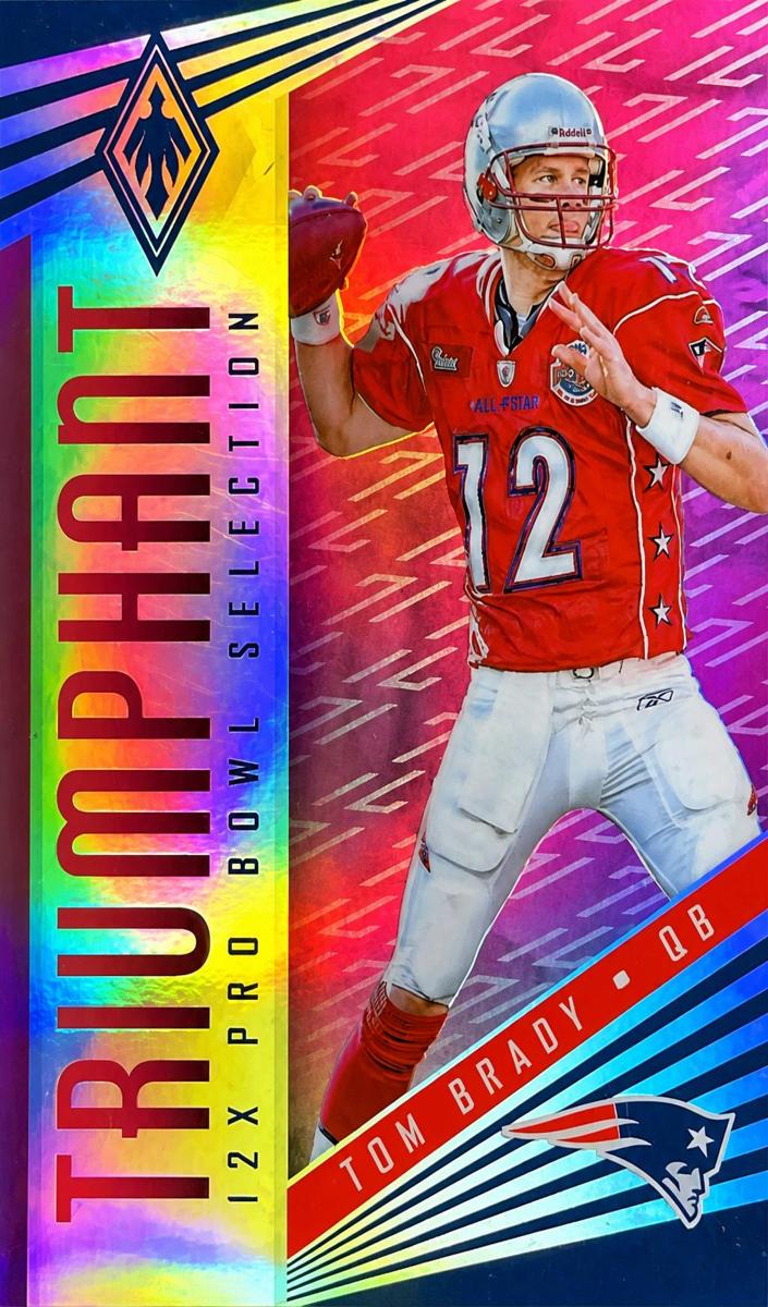 2017 Panini Phoenix Football Pink Tom Brady #TB-10 PSA 10