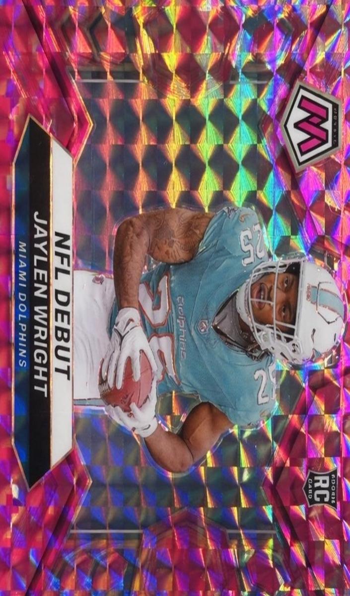 2024 Panini Mosaic Football Camo Pink Jaylen Wright #280