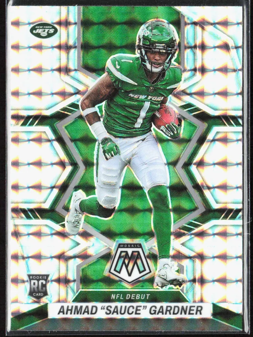 2022 Panini Mosaic Football Mosaic Ahmad Gardner #289 PSA 9