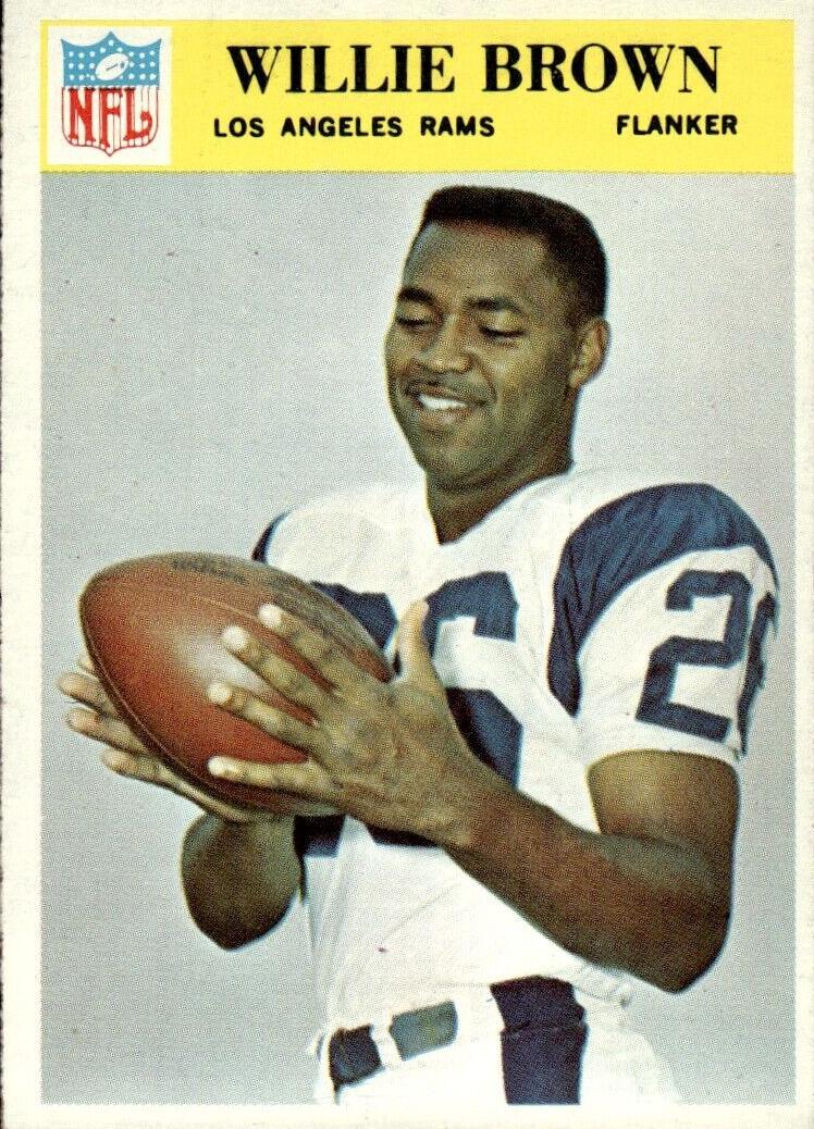 1966 Philadelphia Football Willie Brown #93