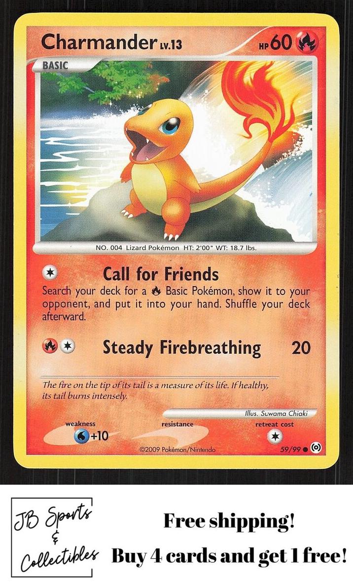 2009 Pokemon Platinum Arceus Charmander #59