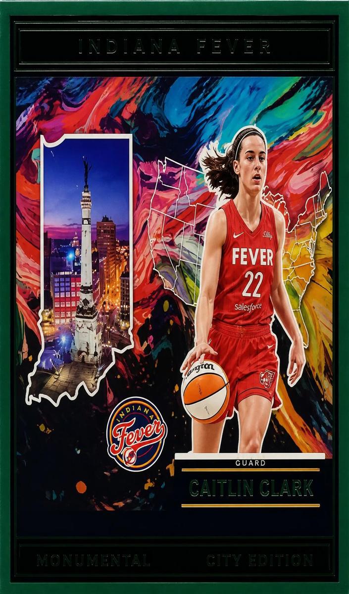 2025 Panini Caitlin Clark Chronicled Basketball Green Holo Caitlin Clark #85