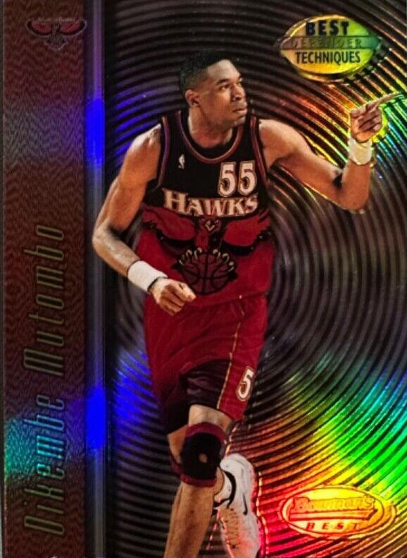 1997 Bowman's Best Basketball Refractor Dikembe Mutombo #T1