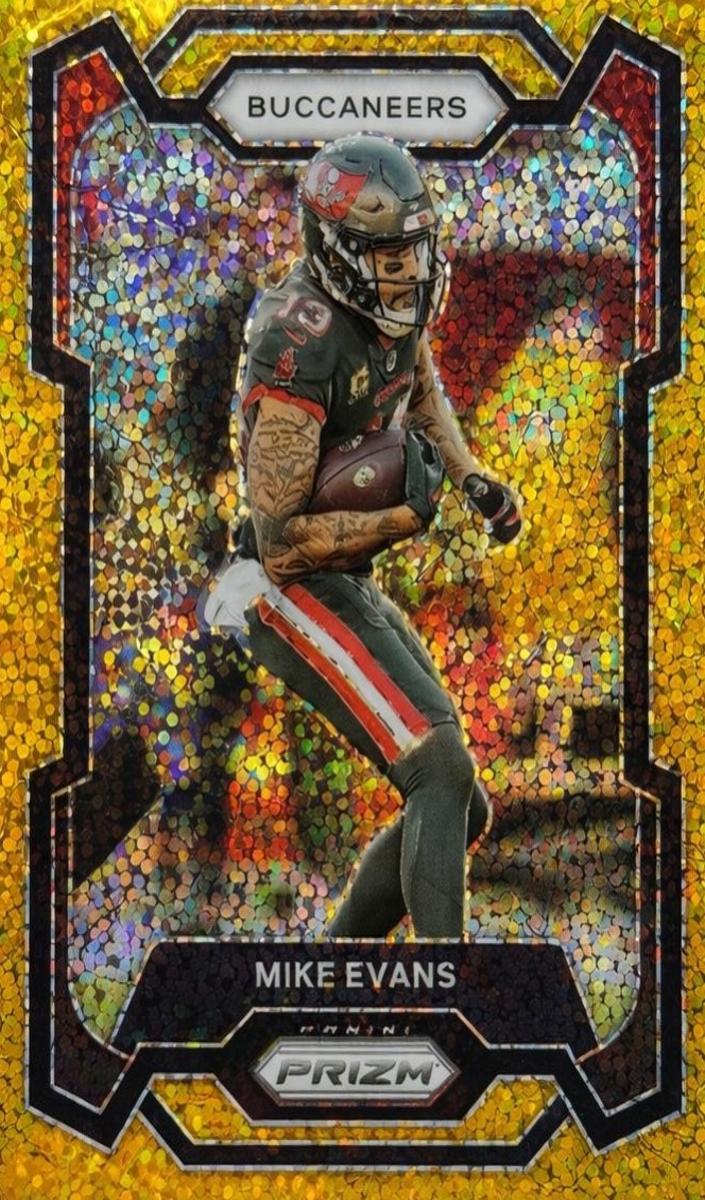 2023 Panini Prizm Football Gold Sparkle Mike Evans #279