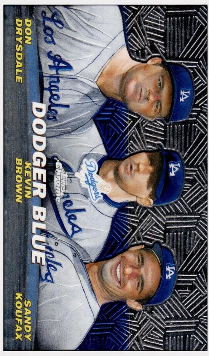 2001 Topps Chrome Baseball Dodger Blue #TC11