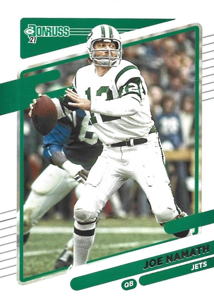 2021 Panini Donruss Football Joe Namath #42 PSA 10