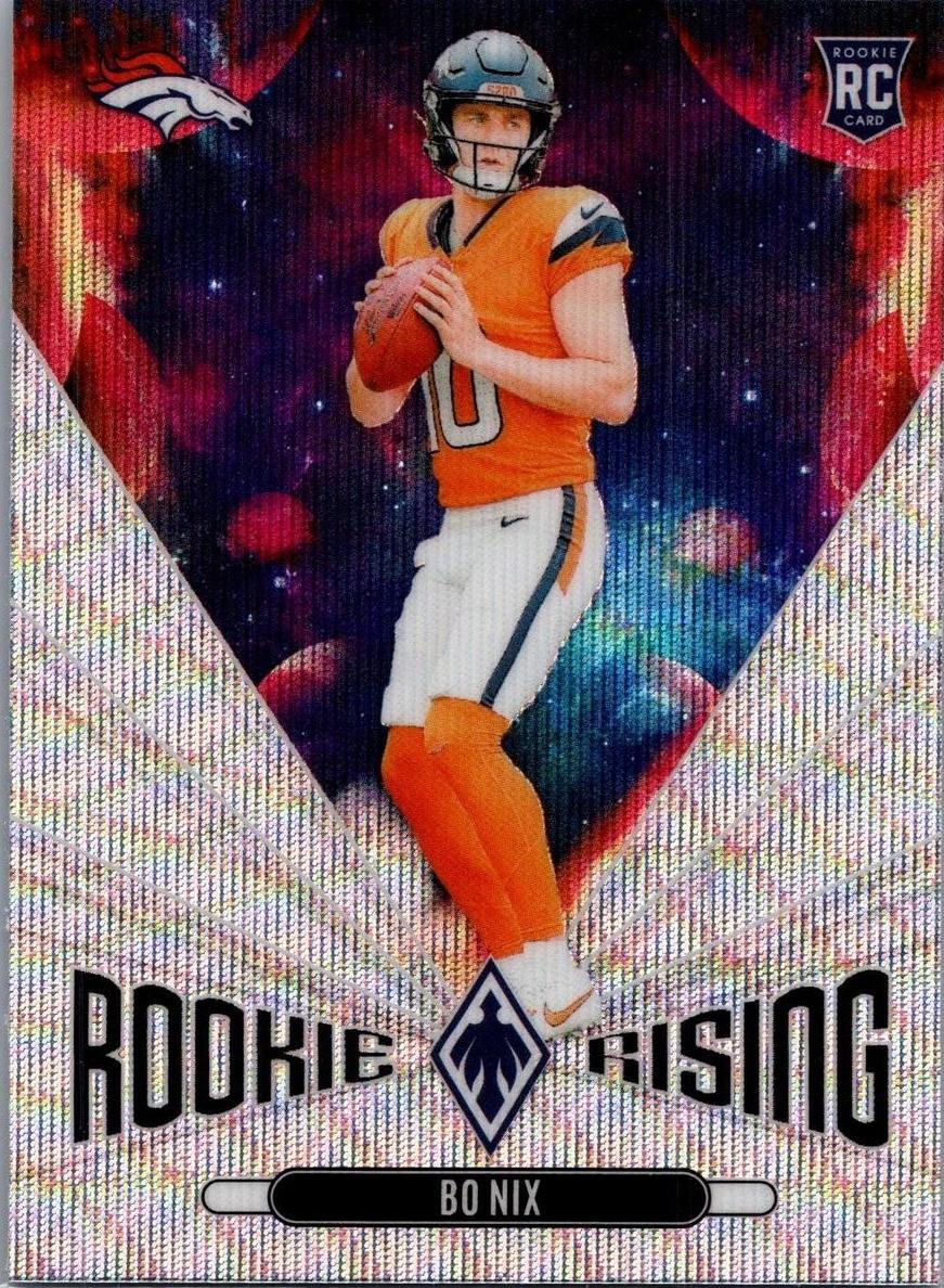 2024 Panini Phoenix Football Wave Bo Nix #RR-BNX PSA 9