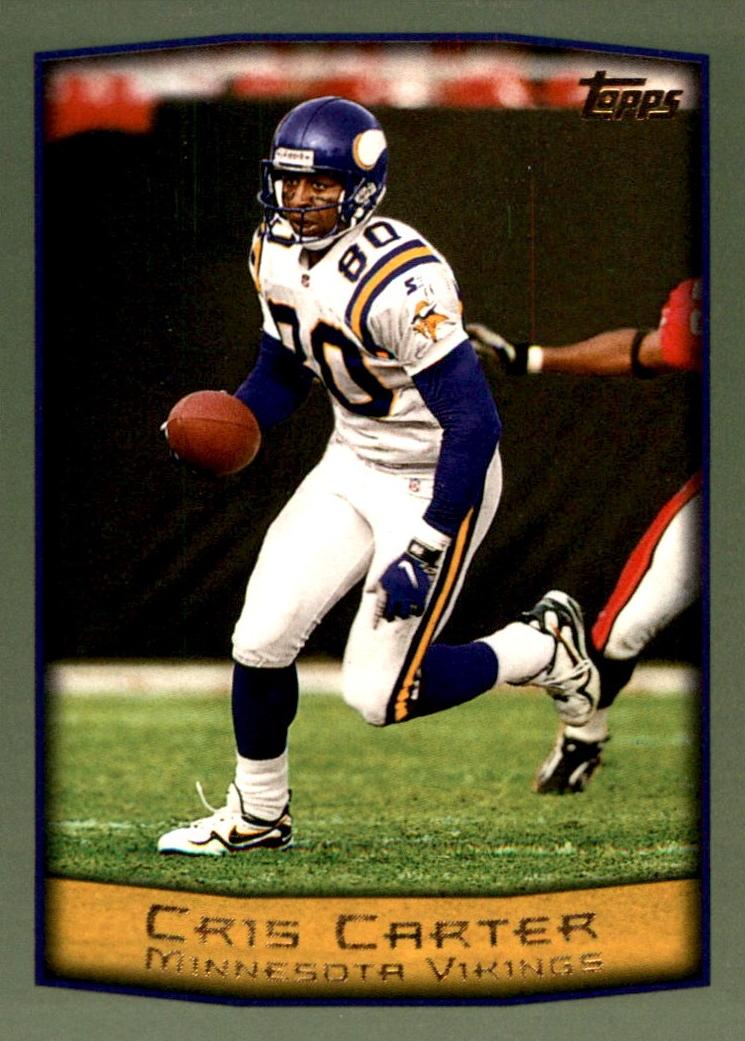 1999 Topps Football Cris Carter #10 PSA 10