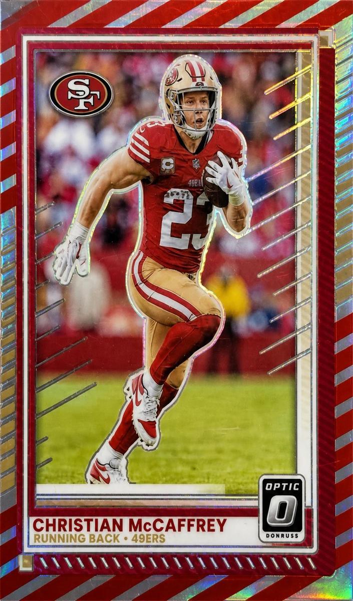 2025 Donruss Optic Football Freedom Christian McCaffrey #119